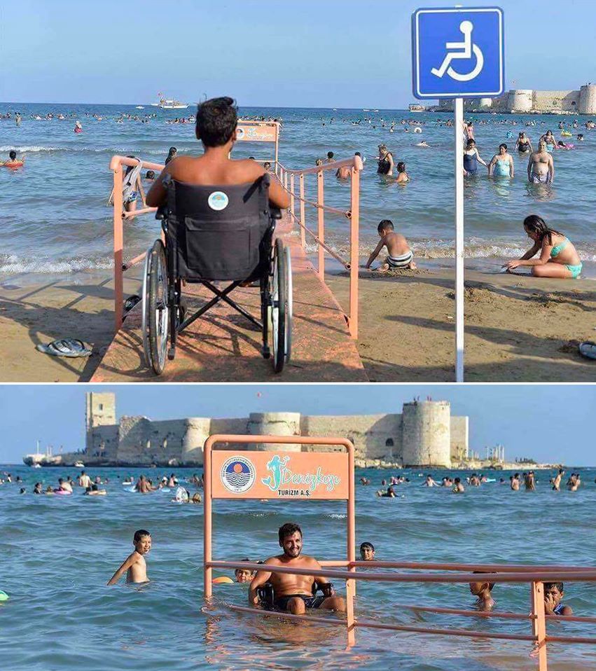 beach ramp