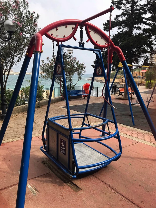 wheelchair swing