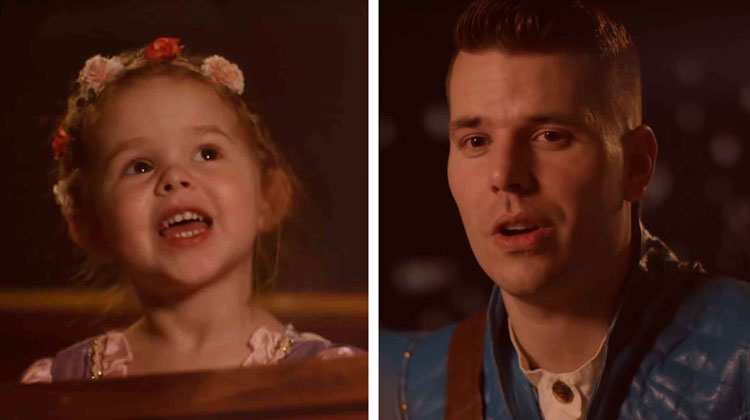 daughter and daughter recreate tangled music video