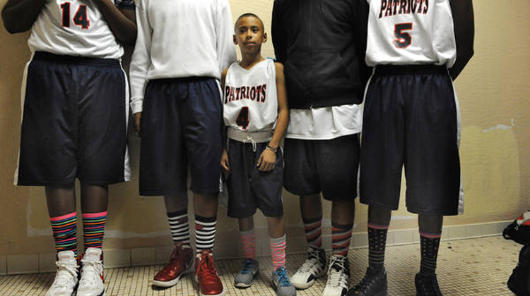 Julian Newman With Fellow Teammates