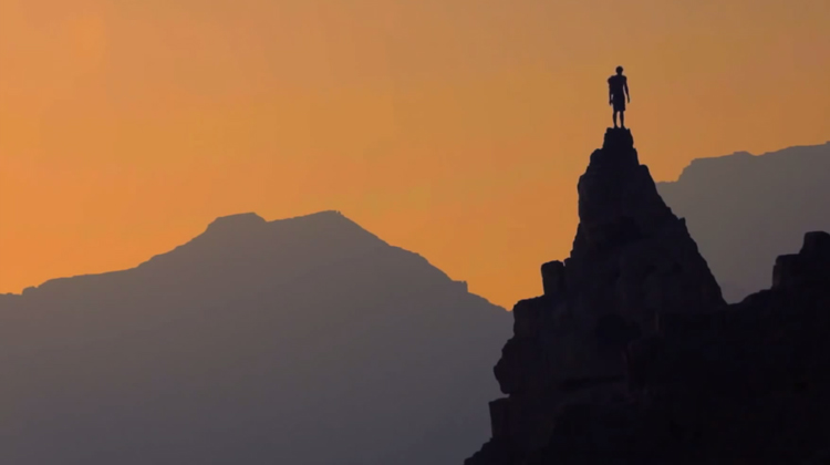 View From A Mountain In Oman