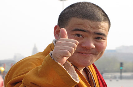 thumbs up monk 2