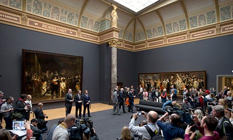 Rijksmuseum director Wim Pijbes shows off the refurbished museum