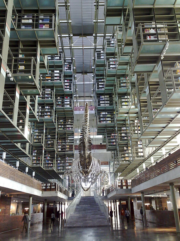 inside of jose vasconcelos library