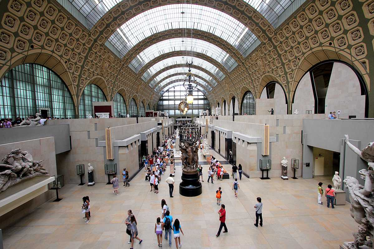 Inside the Musee d'orsay
