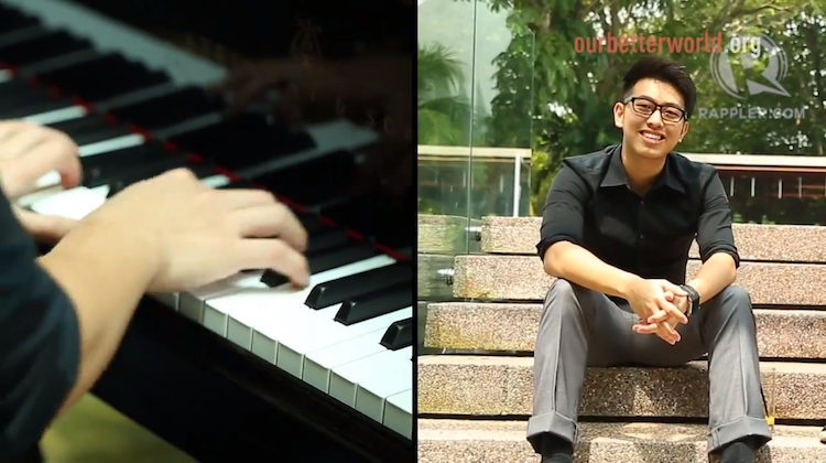 singapore student plays piano despite %80 deafness