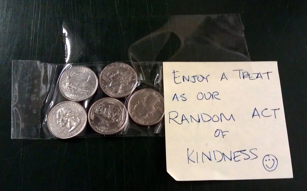 coins kindness