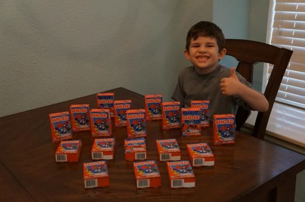 kobin and bandaids