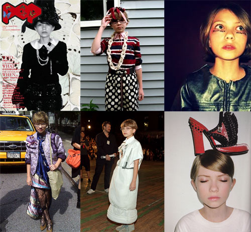 tavi gevinson picstitch of top looks from style rookie