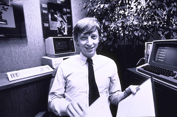 young bill gates