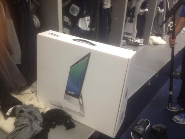 demarco surprises teammates with new iMac computers