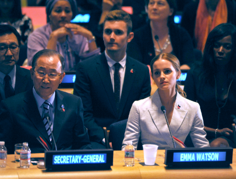 emma watson and ban ki moon