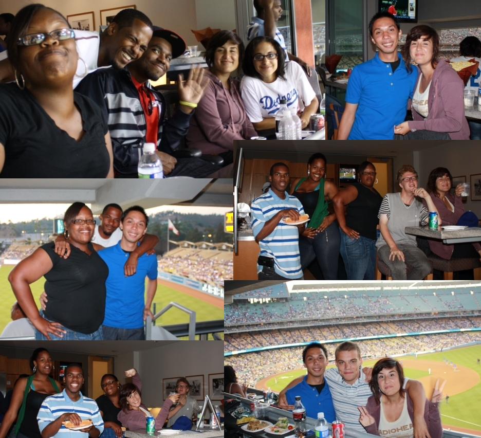 covenant house kids go to dodgers game