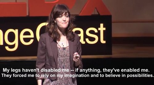 amy purdy giving ted talk