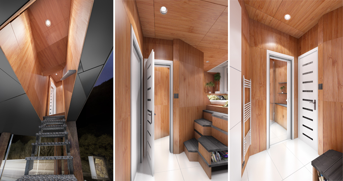 hallways in billboard house