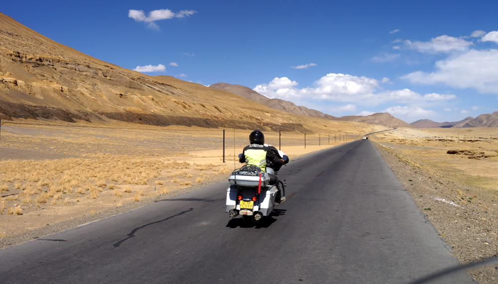 empty roads harley riding