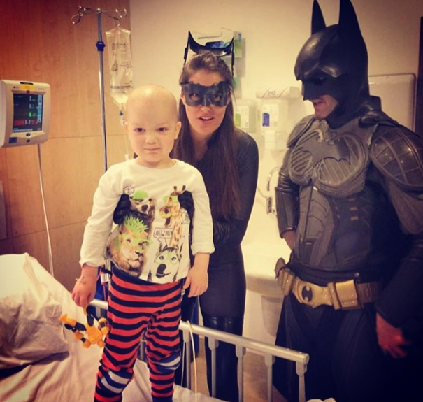 batman visiting hospital