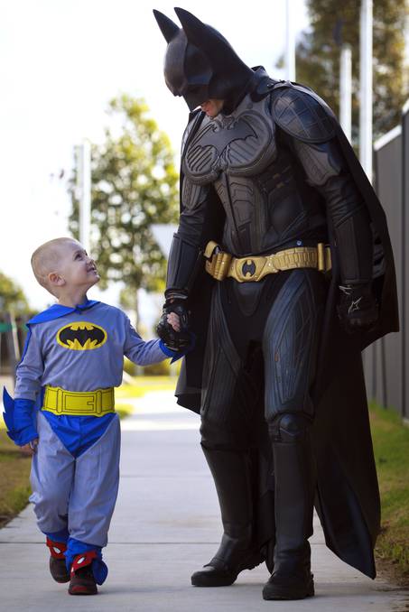 batman and a sick child