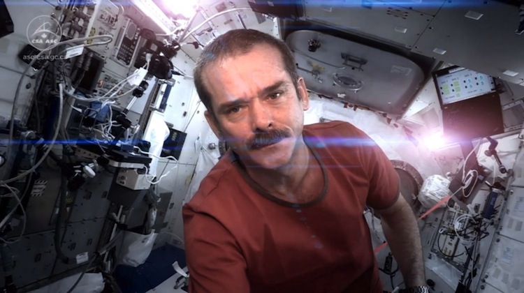astronaut in a spaceship