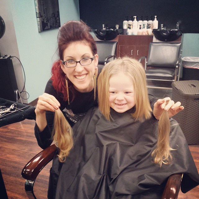 little girl's haircut