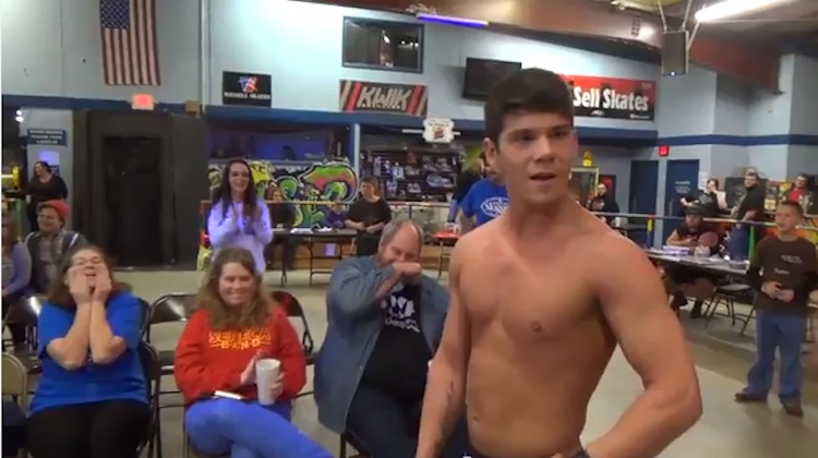 wrestler asks fan a question