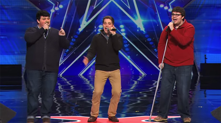 Triple Threat performing on America's Got Talent