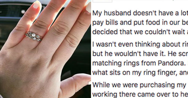 engagement ring viral post