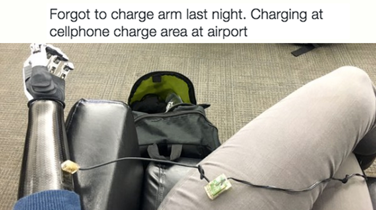 charging arm