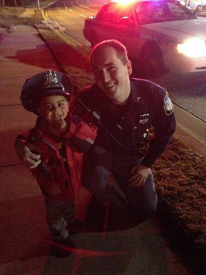 cop with little boy