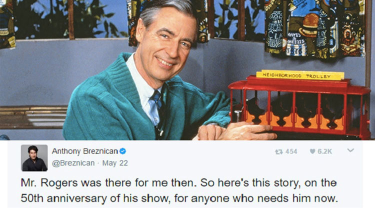 mr. rogers and tweet