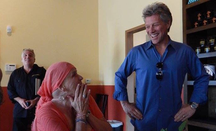 Bon Jovi surprising Carol Cesario