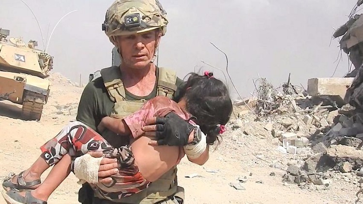 David Eubank, a former Special Soldier turned aid worker, rescued a girl from ISIS gunfire June 16 in Mosul.