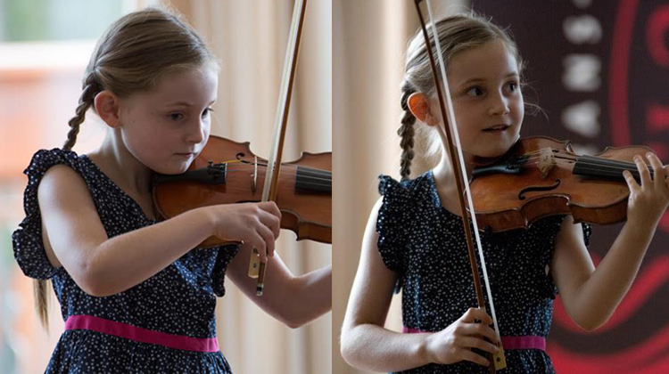 alma 11 year old composer playing violin