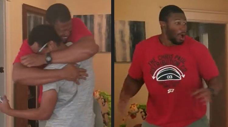 new dad reunited with family after 10 years