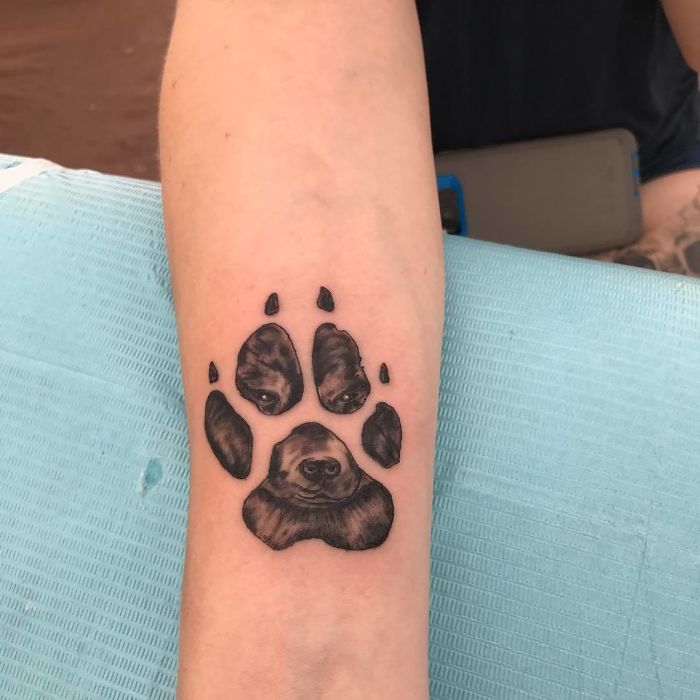 Dog Memorial Tattoos: Explore a Variety of Styles and Ideas | Inku Paw