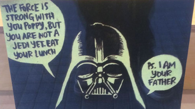 darth vader post it