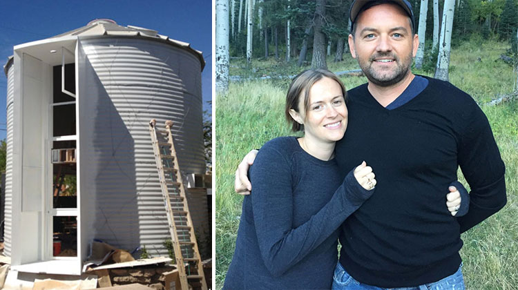 grain silo tiny home