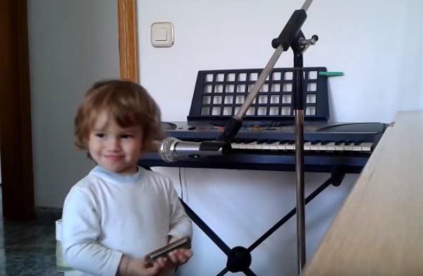 toddler sings the blues 1