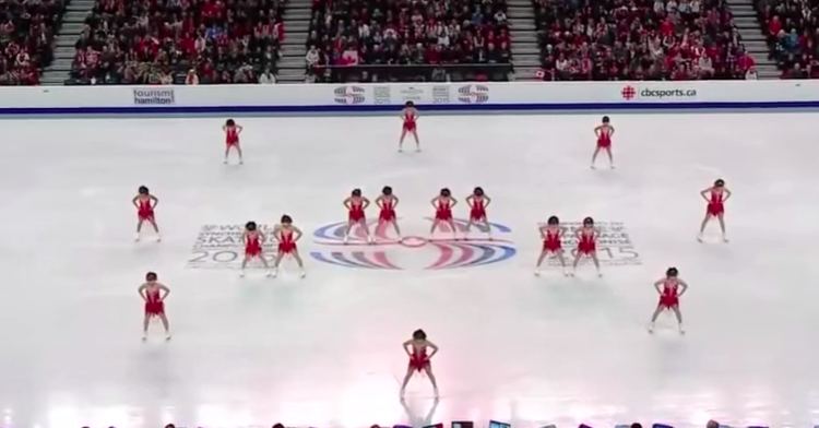 synchronized skating