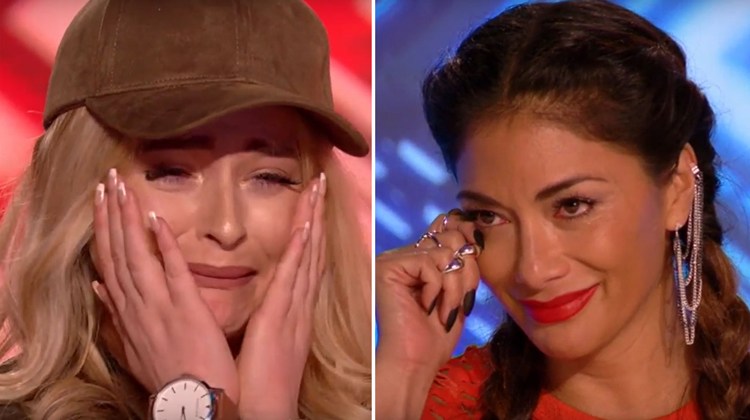 girl and judge crying