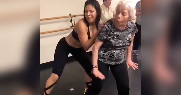 grandma dancing dura