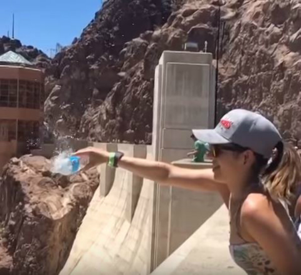 pouring up defying gravity