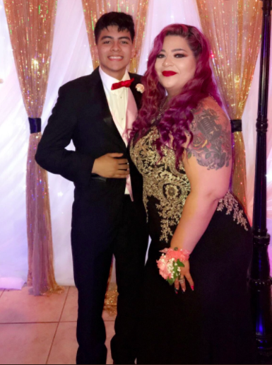 son and mom at prom