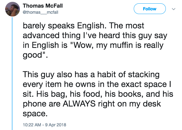 Thomas McFall tweet