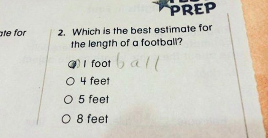 kids test answers