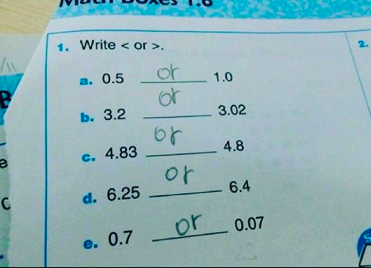 funny test answers