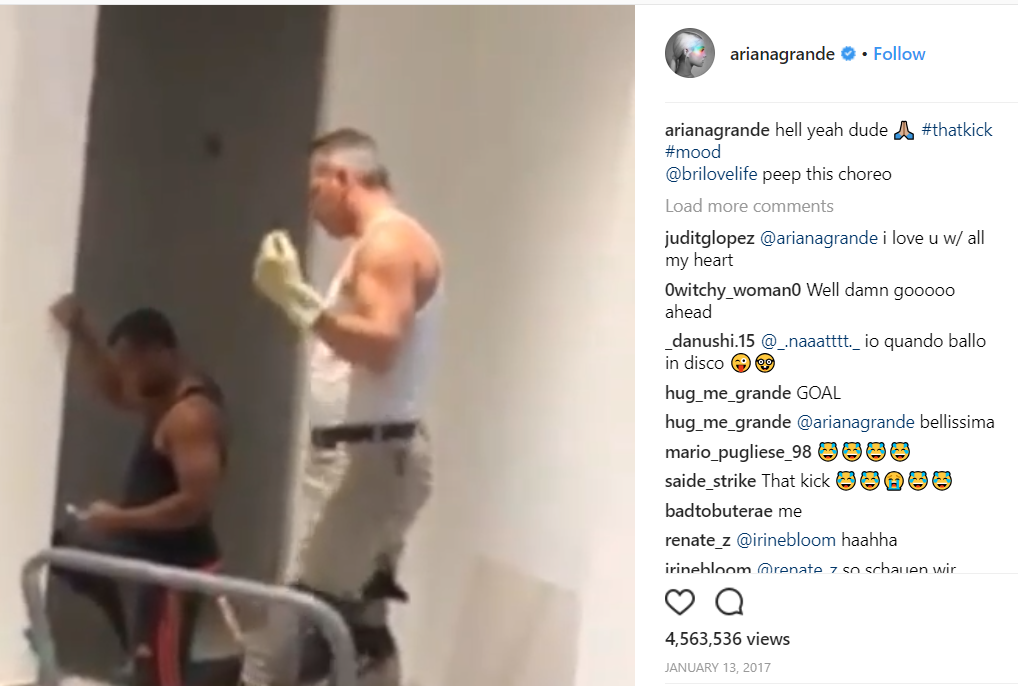A tile setter in Toronto shot to viral fame after a clip was released last year of him dancing to Ariana Grande's