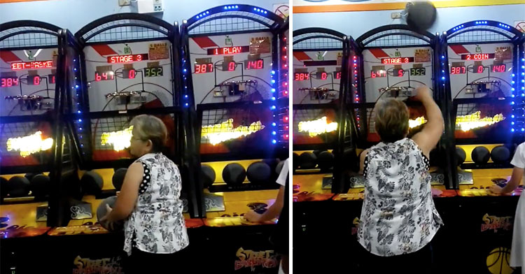 mrs flordelizaa dunking arcade game