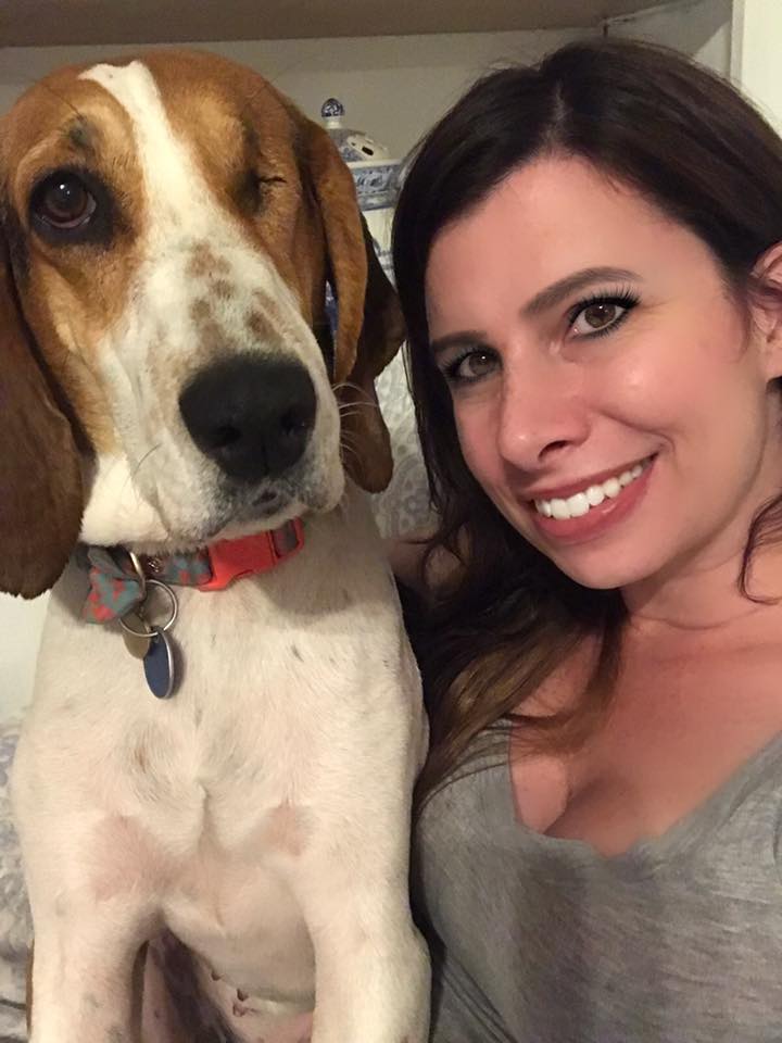 A woman in Amherst, N.Y., never would have gone to have a bump on her nose checked out if it hadn't been for her rescue coonhound. Doctors discovered she had basal cell carcinoma, a type of skin cancer, but they caught it in time. She's now using the experience as a platform to warn others against the dangers of tanning beds.