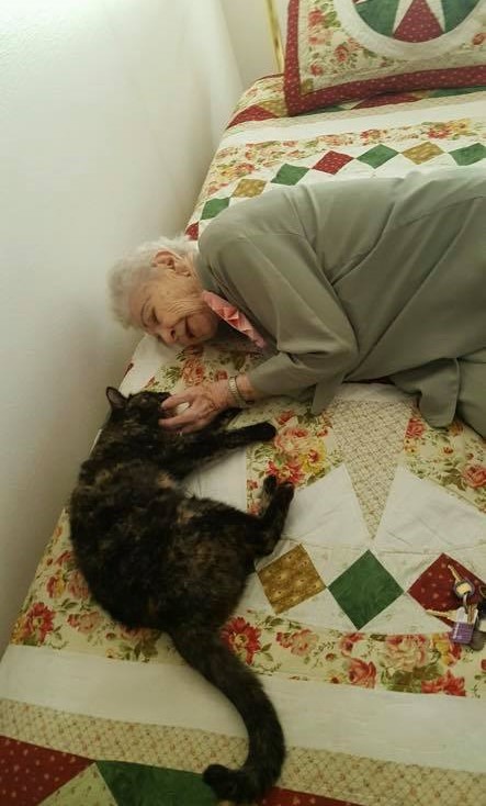 A 103-year-old woman's dream came true when she got the best birthday present ever: A 9-year-old calico cat who was in need of a home of her own.